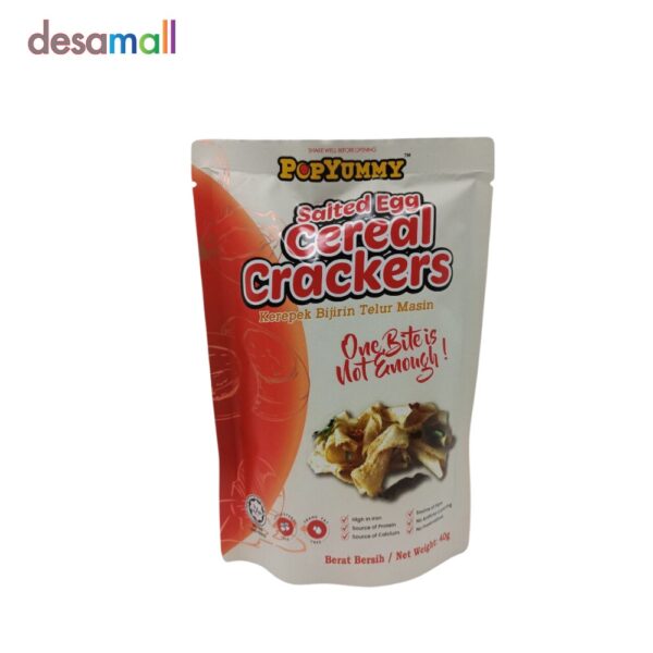 PopYummy-Salted Egg Cereal Crakers 鹹蛋麥片餅乾